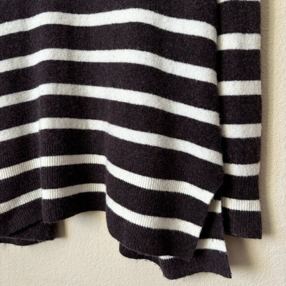 Madewell Alpaca Merino Wool Supersoft Striped Walker Open-Front Cardigan - Picture 13 of 13